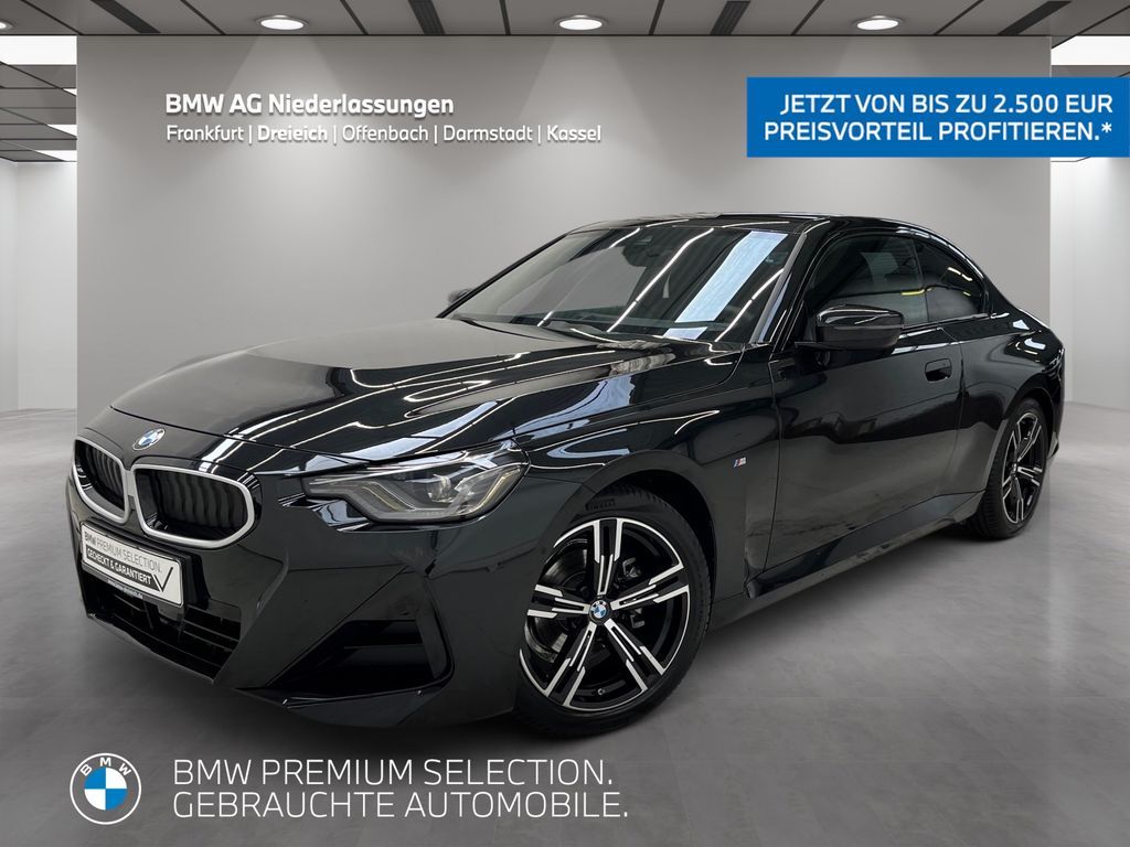 BMW 218i Coupé M Sport Navi AHK Kamera HiFi LED Leasing