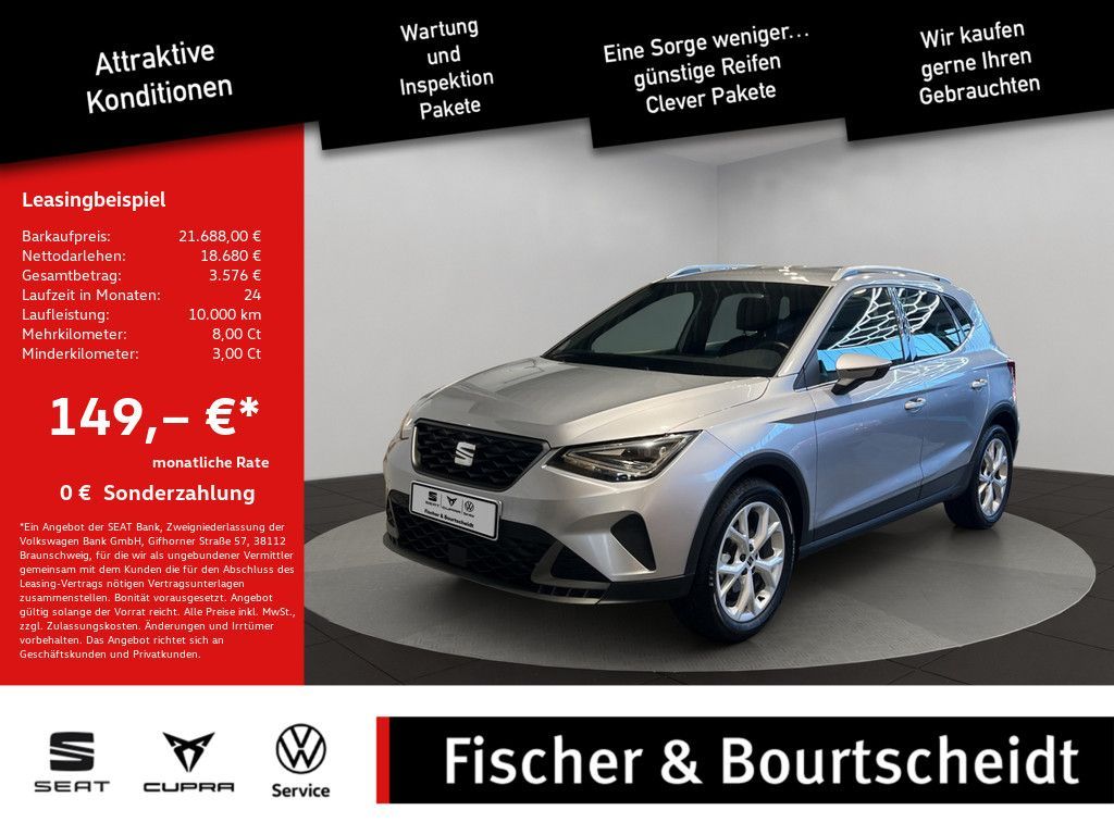 Seat Arona 1.0 TSI FR 5,99% EFF* PDC NAVI FACEL. LED Leasing