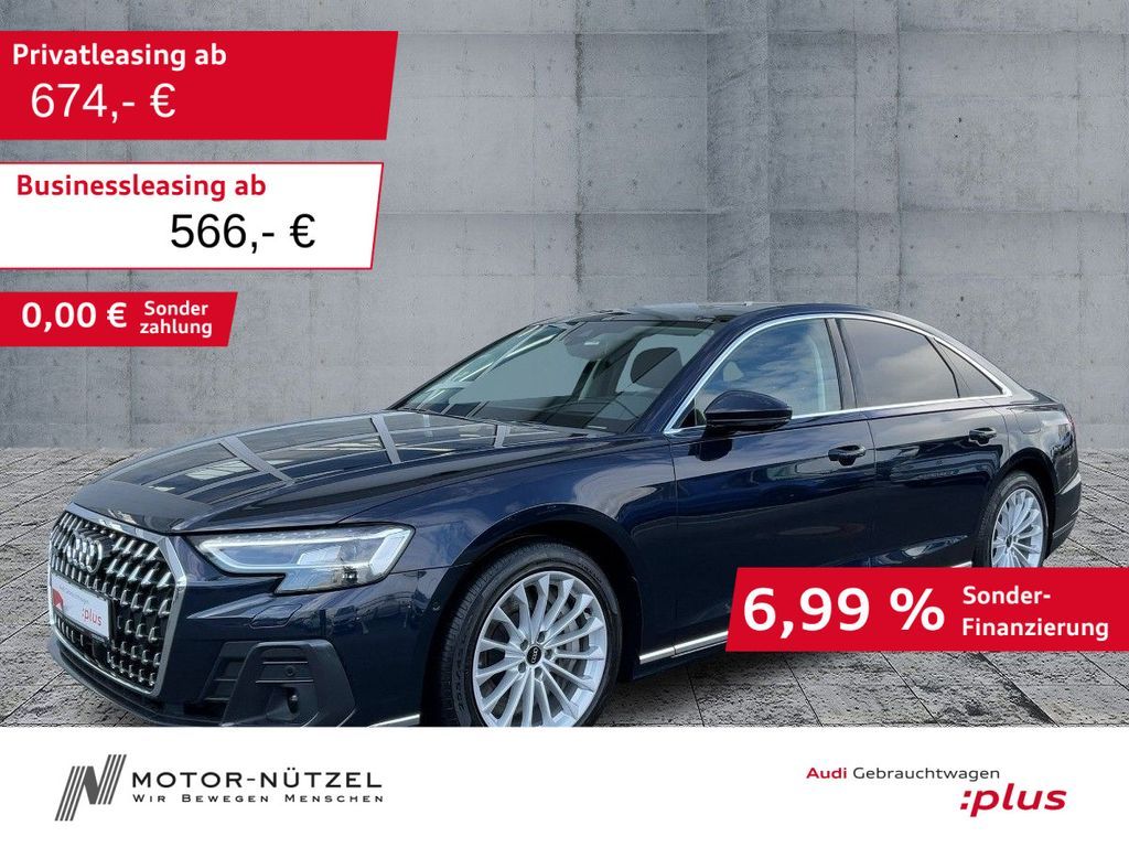 Audi A8 60 TFSI e QU MATRIX+NAVI+HuD+B&O+TV+PANO+AIR Leasing