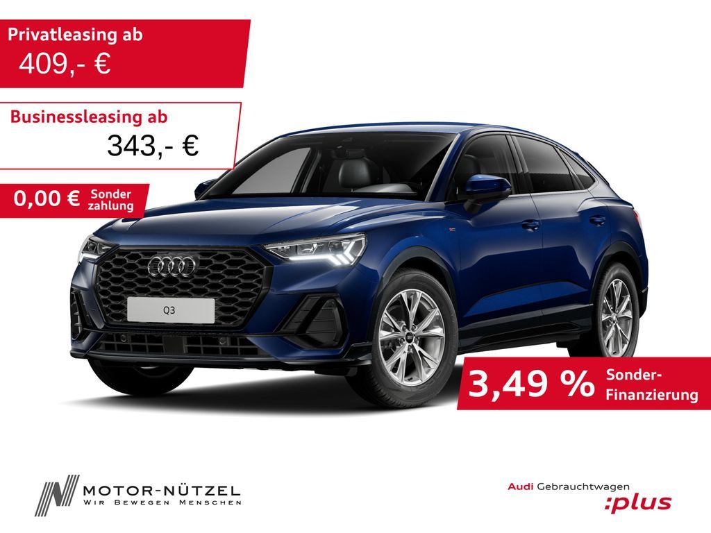 Audi Q3 Sportback 35 TDI S-TR S-LINE LED+NAVI+RFK+ACC Leasing