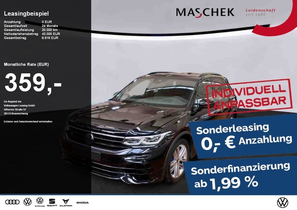 Volkswagen Tiguan R *AKRAPOVIC* Pano HUD Keyless 21LM Pano Leasing