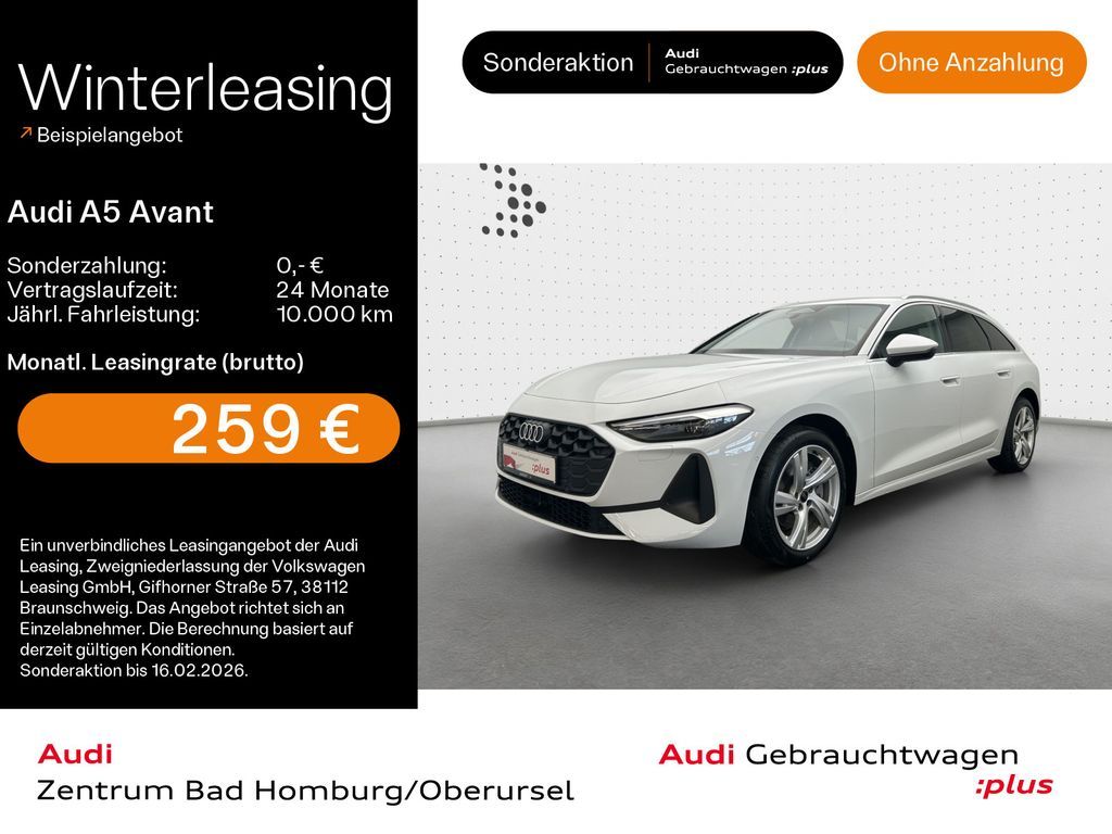 Audi A5 Avant TFSI*AHK*Navi*Sitzheizung*LED*Tempomat* Leasing