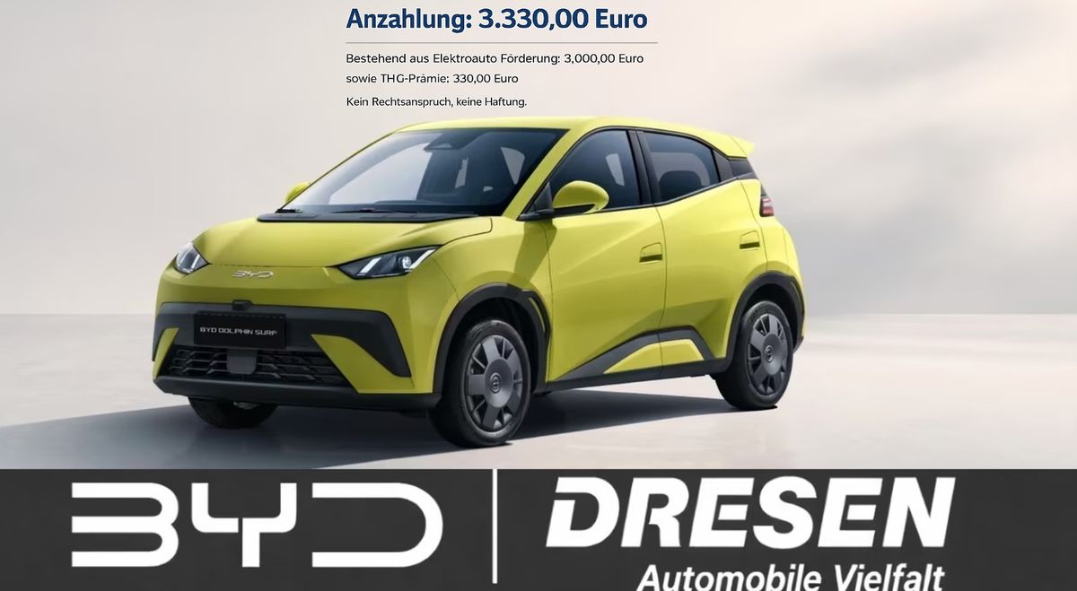 BYD BYD Dolphin Surf Active I Navi I ISOFIX I Rückfahrkamera Leasing