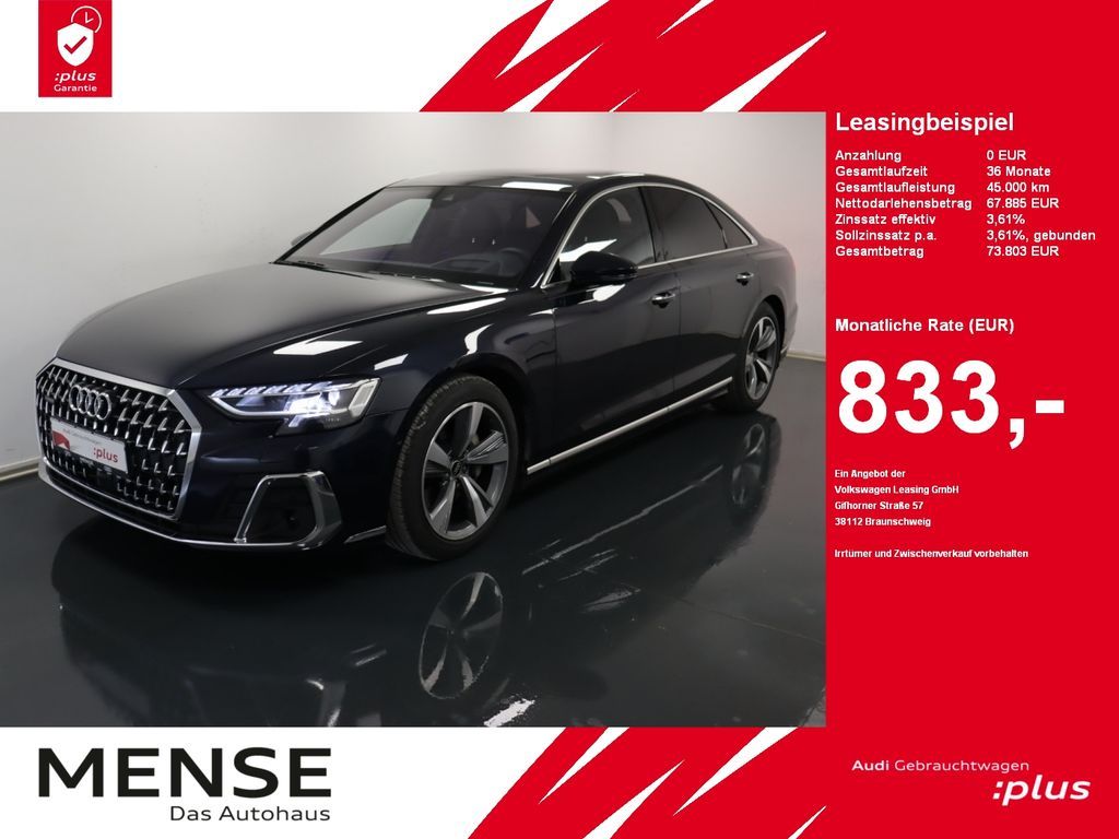 Audi A8 50 TDI quattro |Matrix|Luft|Pano|ACC|STH|HUD Leasing