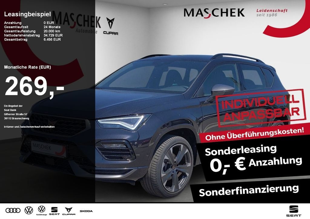 Cupra Ateca 2.0 TSI AHK LED ACC RearView Sitzh AHK ACC Leasing