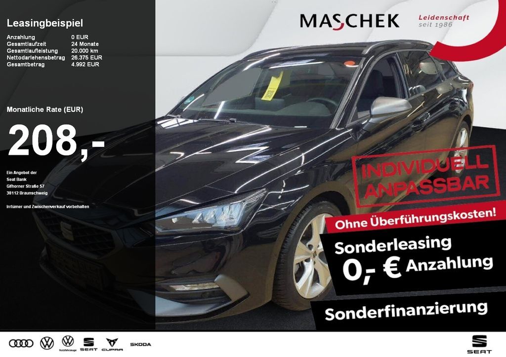 Seat Leon ST FR Sonderleasing 1.5 eTSI DSG Navi RearV Leasing
