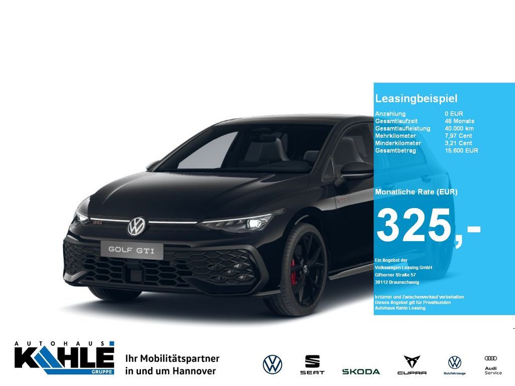 Volkswagen Golf GTI CarPlay Pano Black Matrix ACC AHK LED Leasing