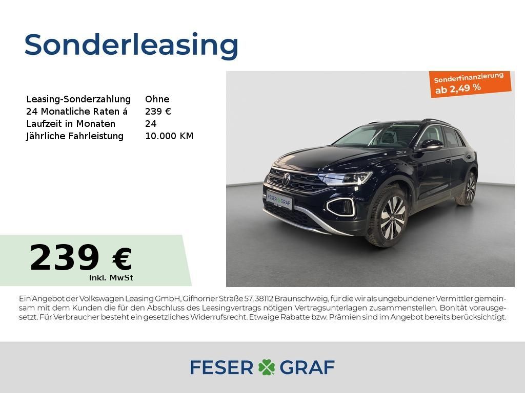 Volkswagen T-Roc Goal 2.0 TDI DSG AHK RFK LED ACC Navi Leasing
