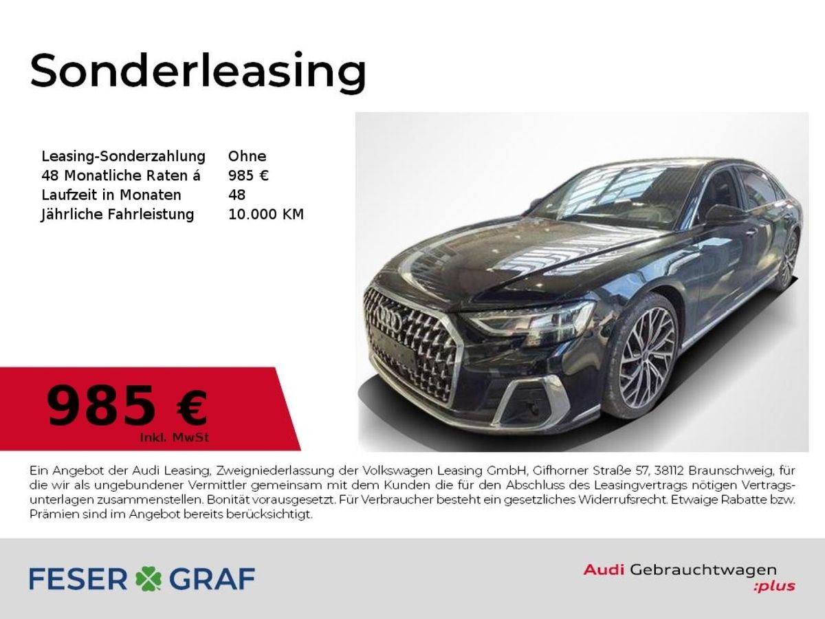 Audi A8 Lang 50 TDI quattro tiptronic Massage/ B&O/ H Leasing