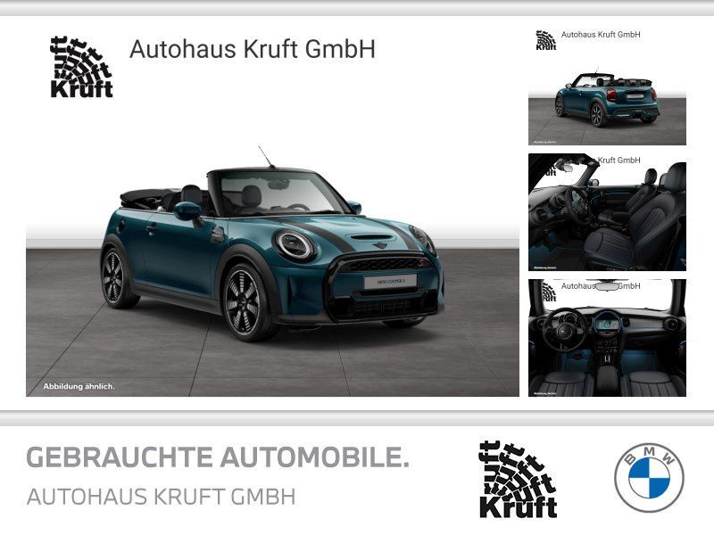 MINI Cooper S Cabrio SIDEWALK+AUTOM+NAVI+LM18+LEDER Leasing