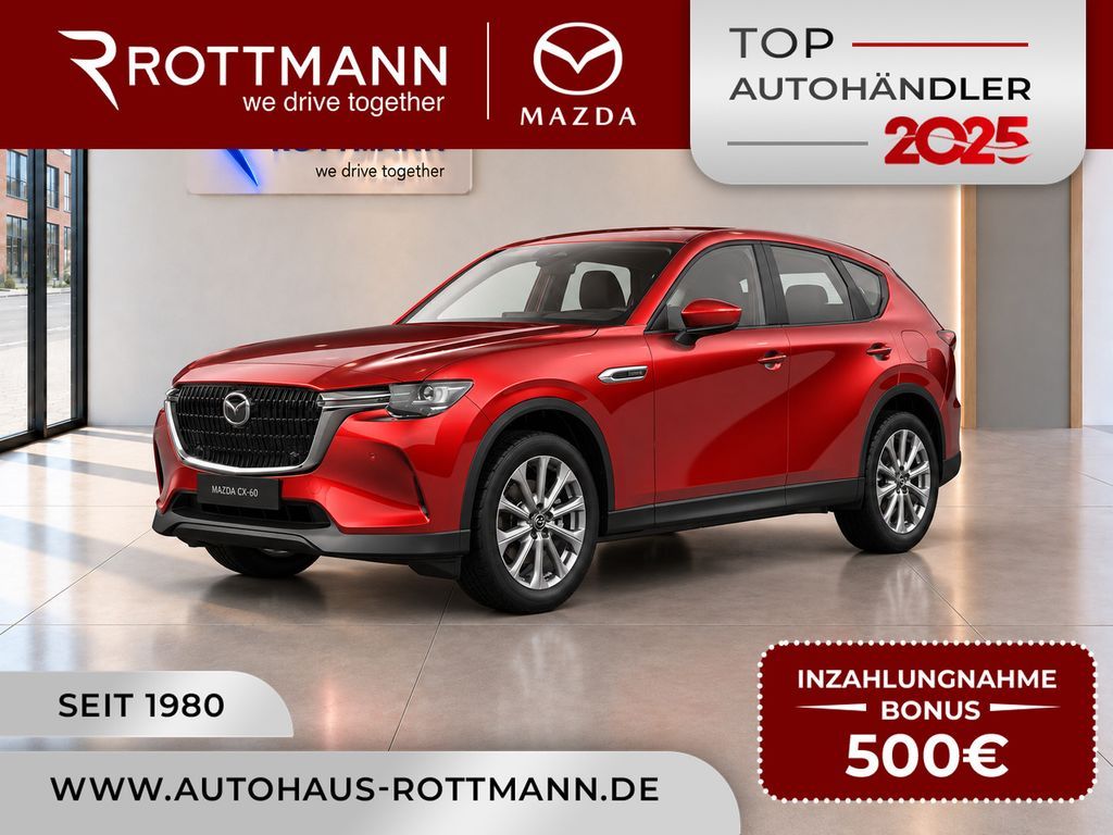 Mazda CX-60 2026 eSKYACTIV D 200ps Aut. Exclusive-Line Leasing