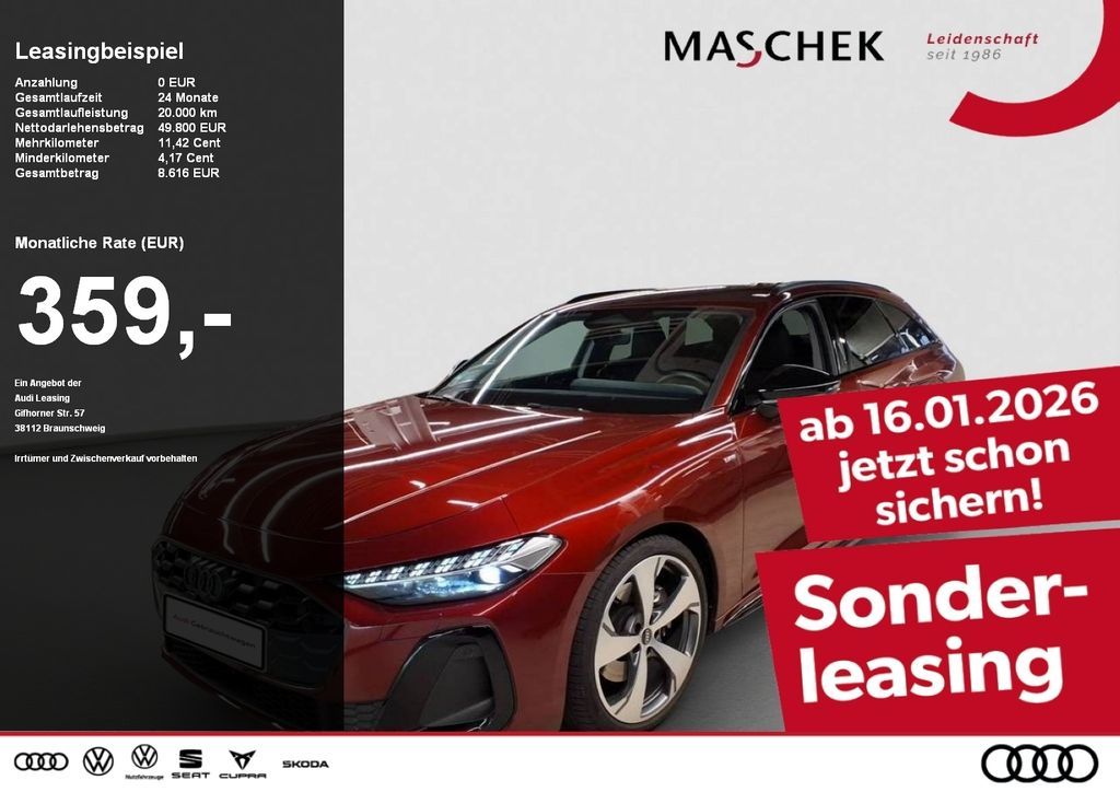 Audi A5 Avant S line TDI S tronic R-Cam ACC OptikBlac Leasing