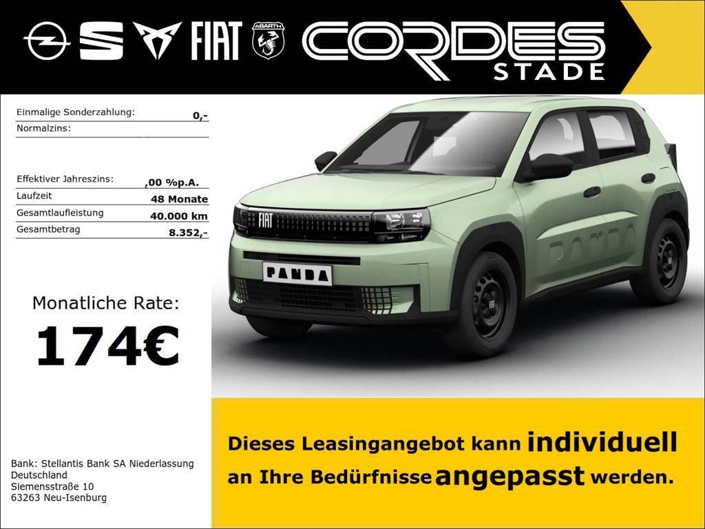 Fiat Grande Panda Benziner POP Musikstreaming DAB Amb Leasing