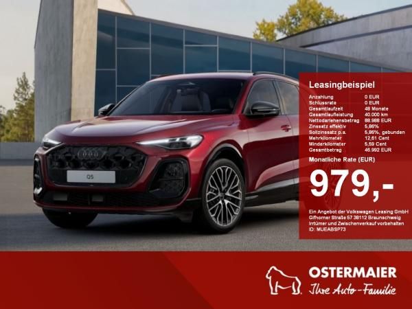 Audi Q5 SUV edition one TDI quattro S tronic AHK,HuD,MATRIX,KAMERA,GRA,TECHPRO,21ALU5J-Garantie, Leasing