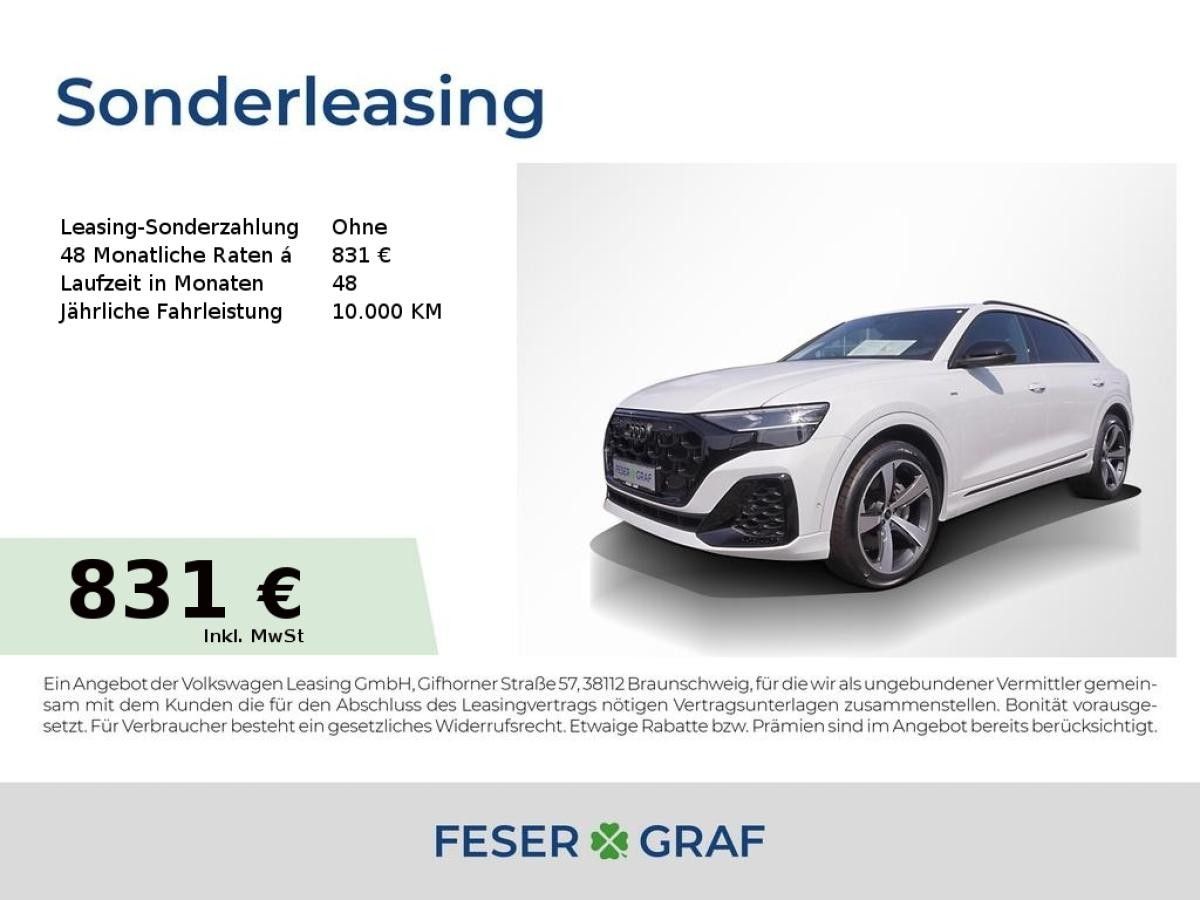 Audi Q8 SUV 55 S-Line TFSI e 4xSHZ ACC 22 Pano Leasing