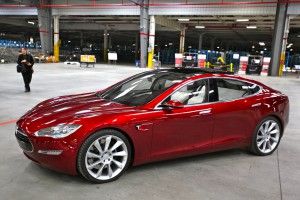 Elektroauto Tesla Model S. Bildquelle: FlickR Jurvetson (CC BY 2.0)