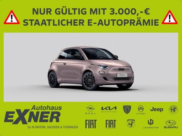 Fiat 500e ICON | !INKL. 3.000€ E-FÖRDERPRÄMIE als Anzahlung! | PRIVAT! Leasing