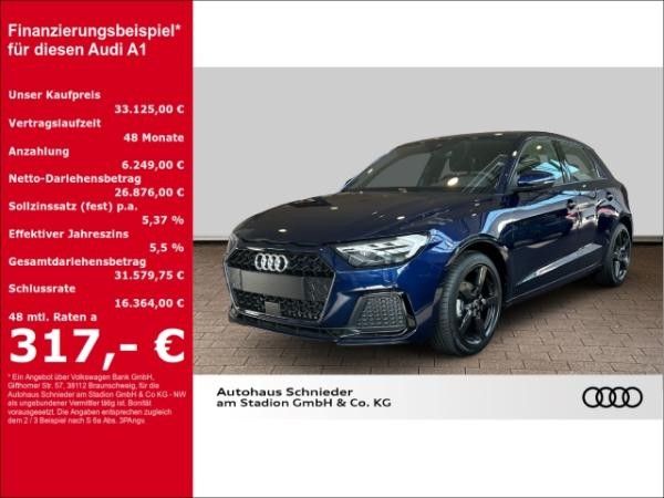 Audi A1 SPORTB LED+LEDER+VIRTUAL+CARPLAY+SOUNDSYSTEM Leasing