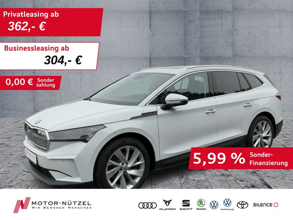 Skoda Enyaq iV 80 SUITE LEDER+MATRIX+NAVI+AHK+PANO+HuD Leasing