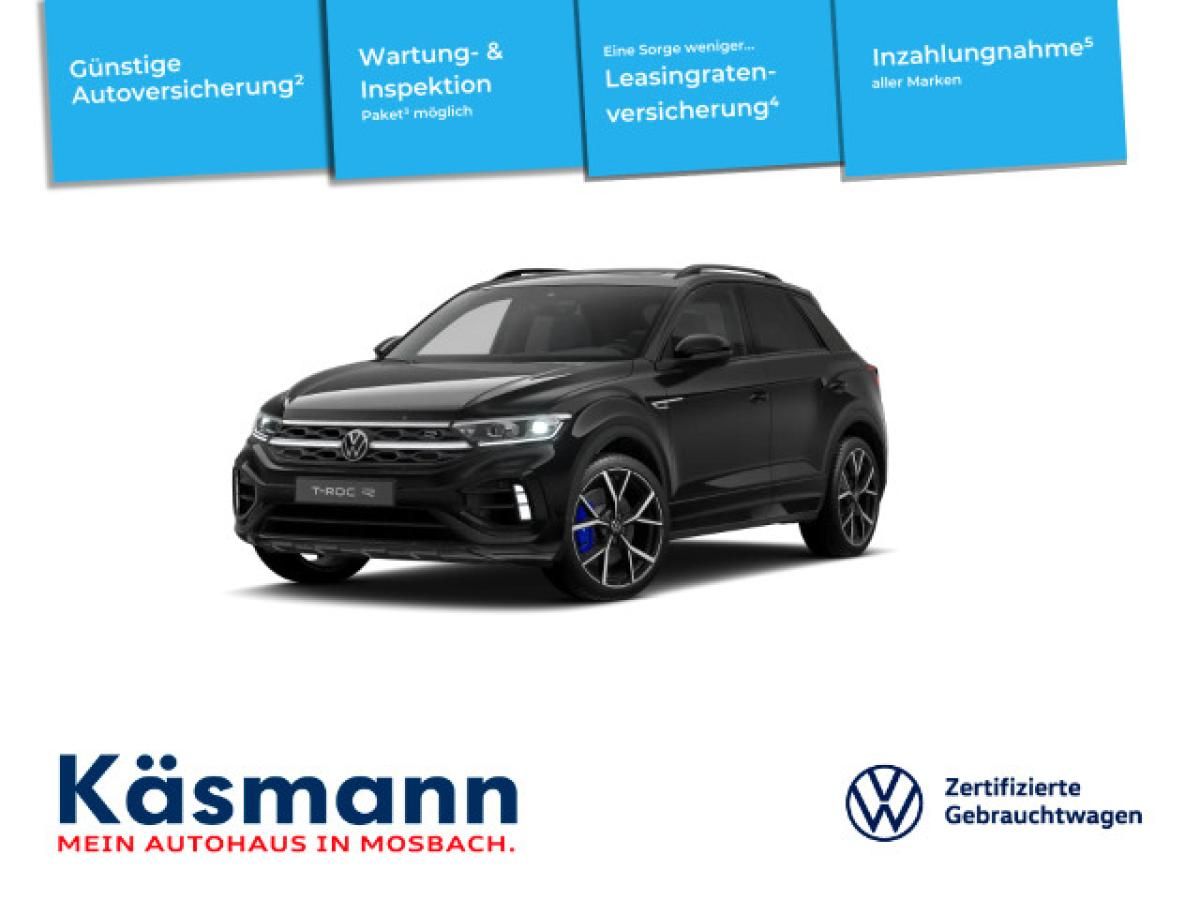 Volkswagen T-Roc R 4Motion R-PERFORMANCE AHK PANO BLACKSTYLE INKL. WINTERRÄDER Leasing