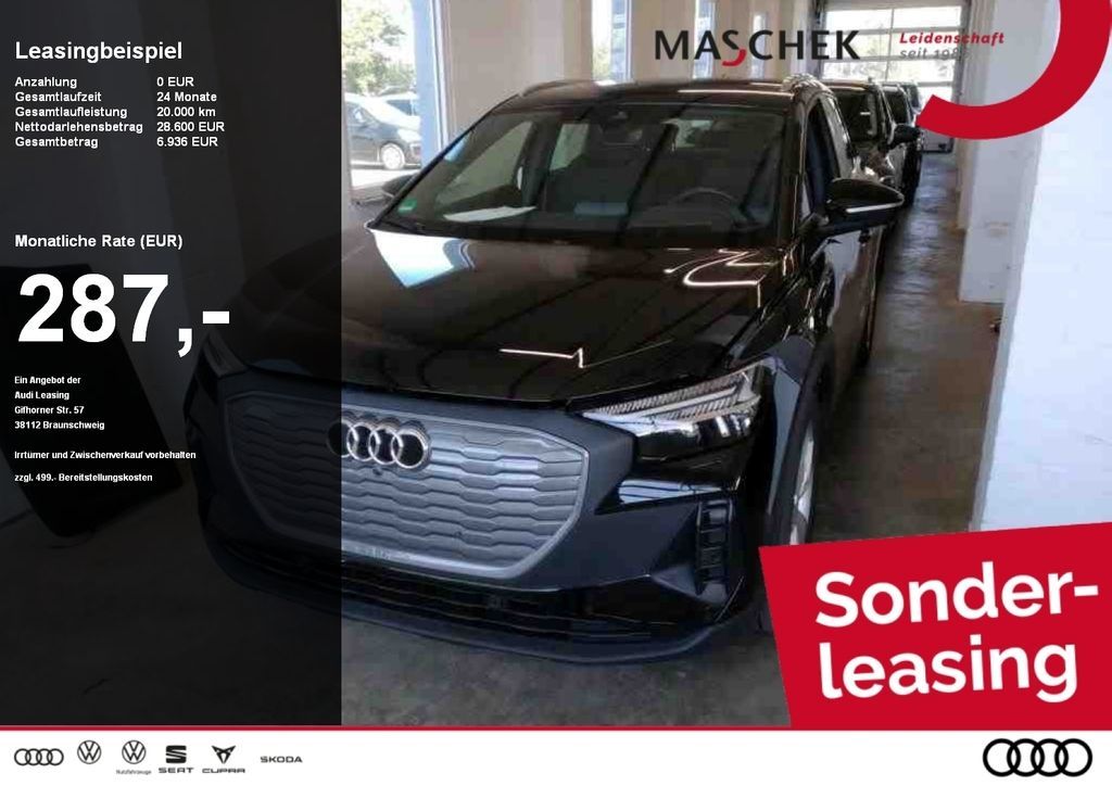 Audi Q4 e-tron *Sonderleasing* 35 Navi Matrix HuD ACC Leasing