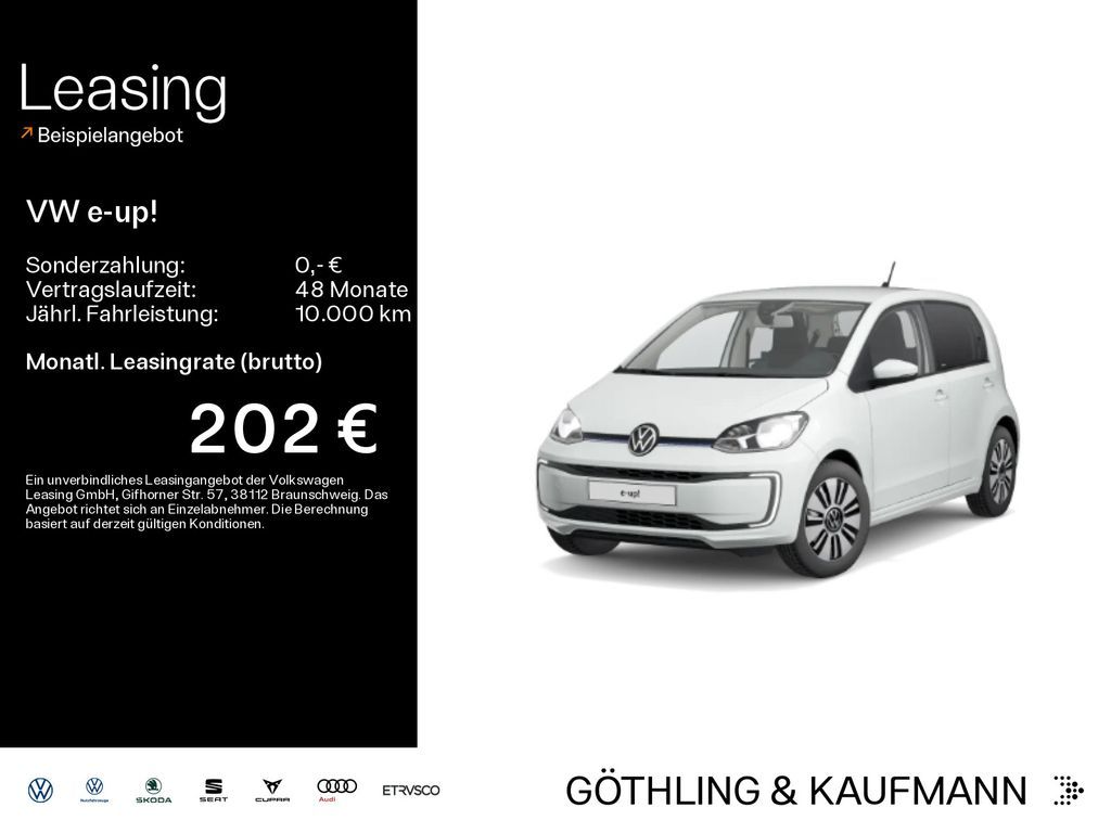 Volkswagen e-up! Move up!*KAM*SHZ*PDC*ALU Leasing