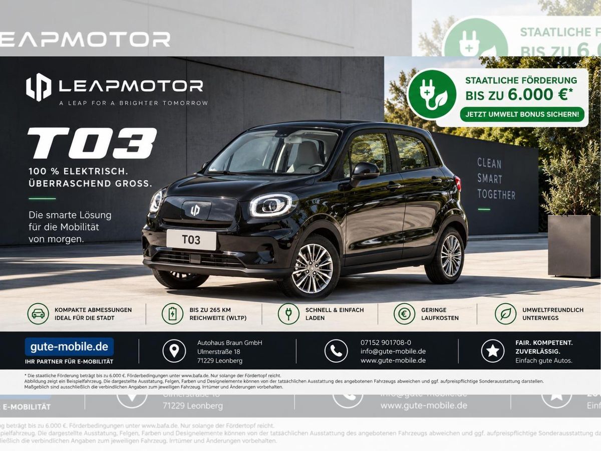 Leapmotor T03 DESIGN | SEPTEMBERAKTION ! Leasing