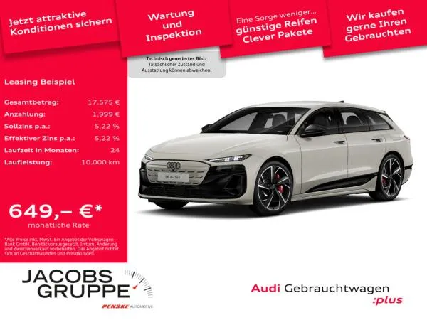 Audi S6 e-tron Avant S-Sitze/Carbon/Luftf./360°/Matrix/AHK/21Zoll