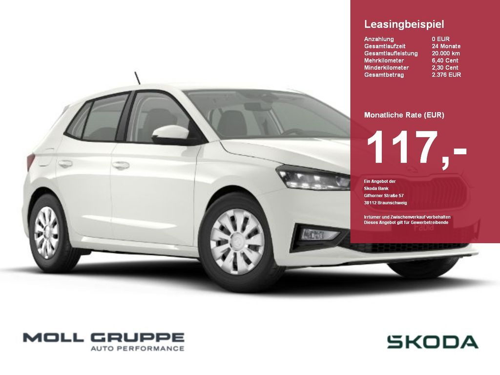 Skoda Fabia 1.0 TSI Selection 2xKLIMA ACC AUT KAM LED Leasing