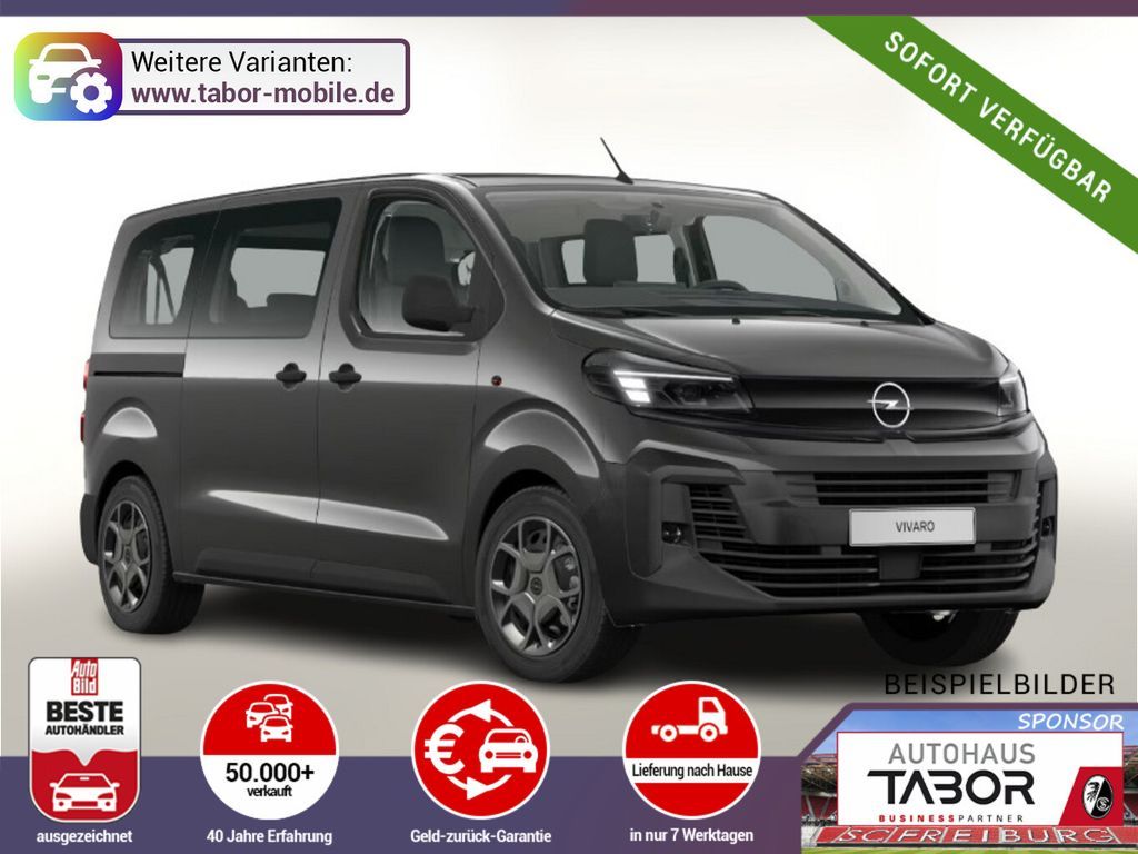 Opel Vivaro Kombi L 2.0 177 AT8 9S Nav Klim 2xSchiebe Leasing