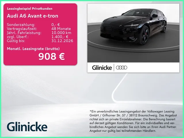Audi A6 Avant e-tron perf. S line AHK Pano LM 21" 360