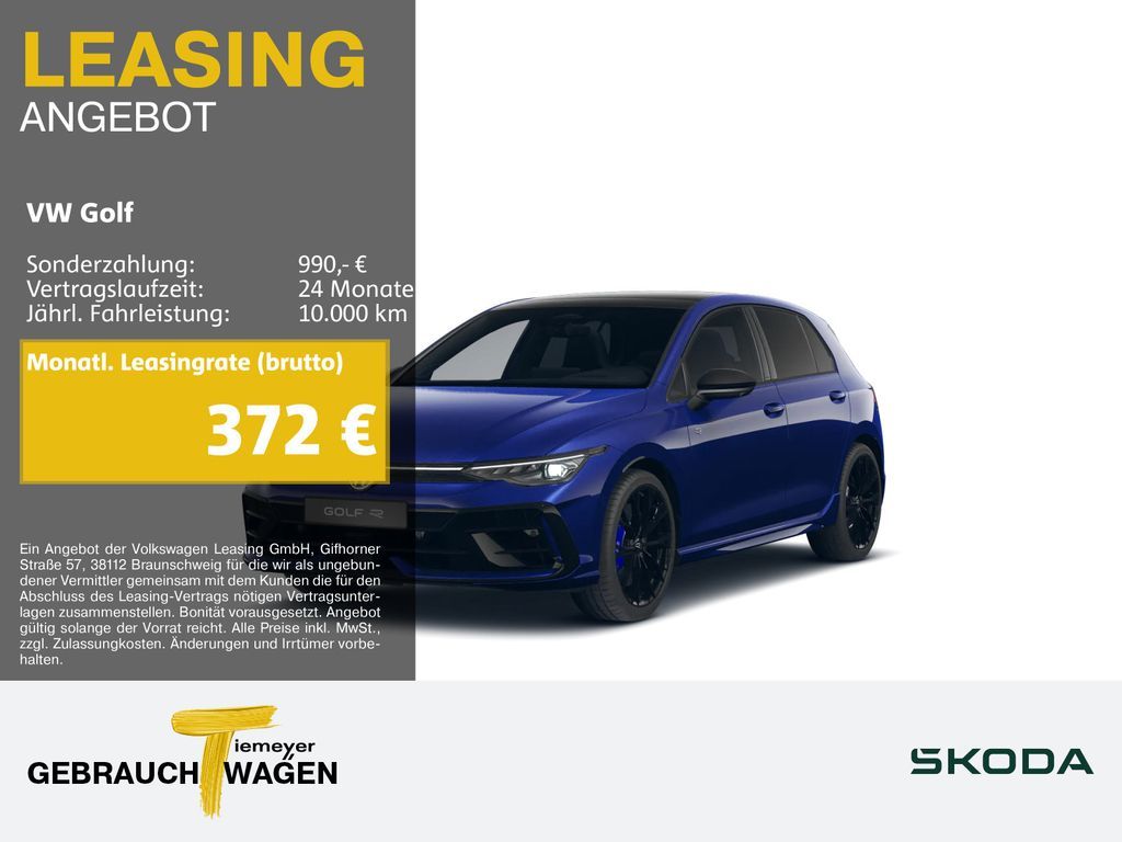 Volkswagen Golf R 4M NAPPA PANO 360° MATRIX Leasing