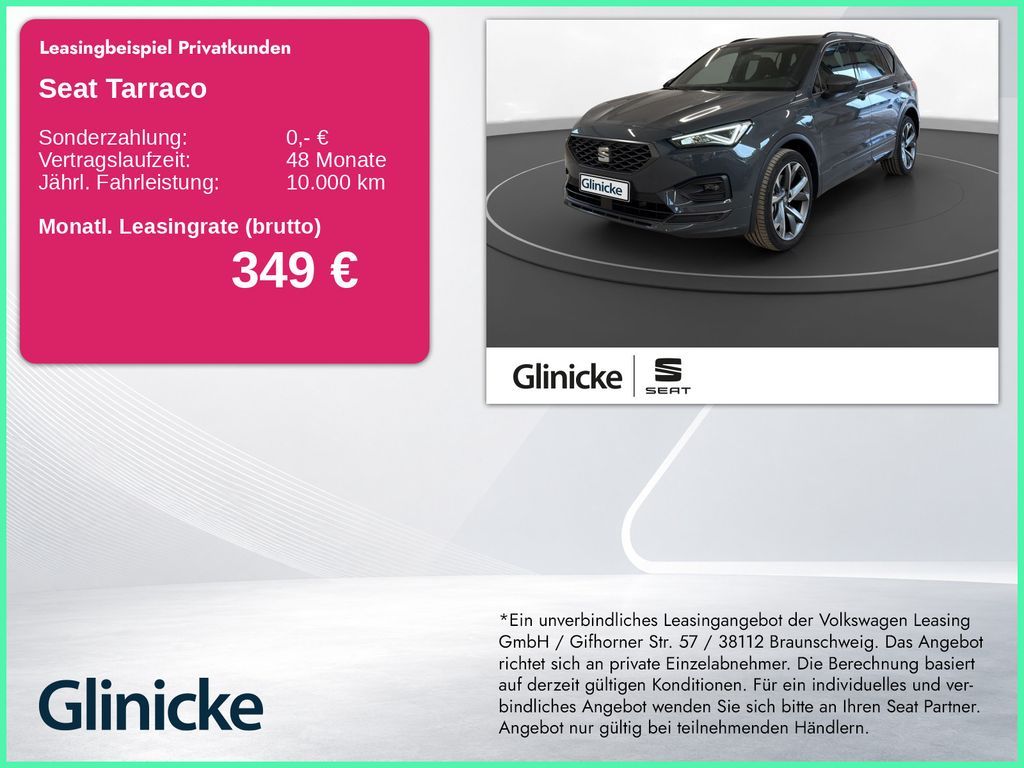 Seat Tarraco 1.4 eHybrid FR AHK Pano LED LM 20