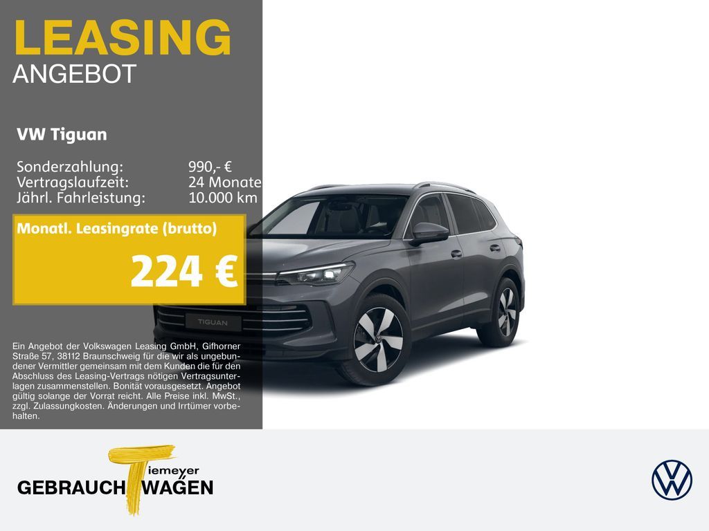 Volkswagen Tiguan 2.0 TDI DSG ELEGANCE 360° AHK IQ.DRIVE LM Leasing