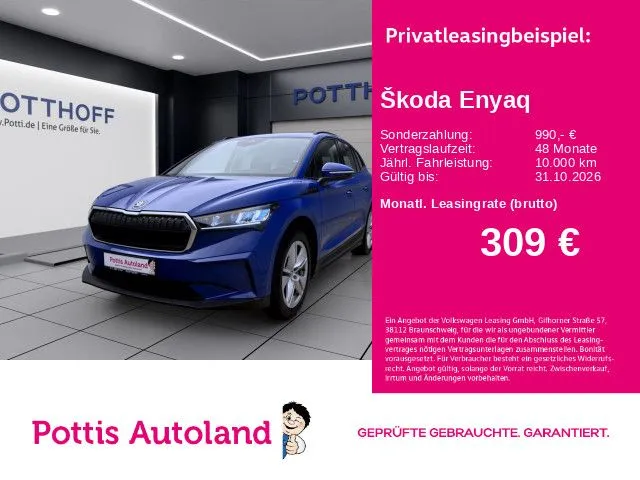 Skoda Enyaq 50 iV LOFT NAVI KAMERA LED PDC