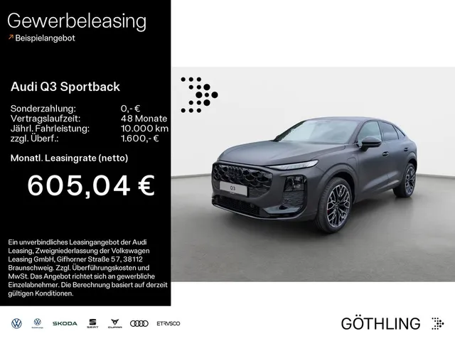 Audi Q3 Sportback e-hybrid 200 kW S line S tronic *Ma