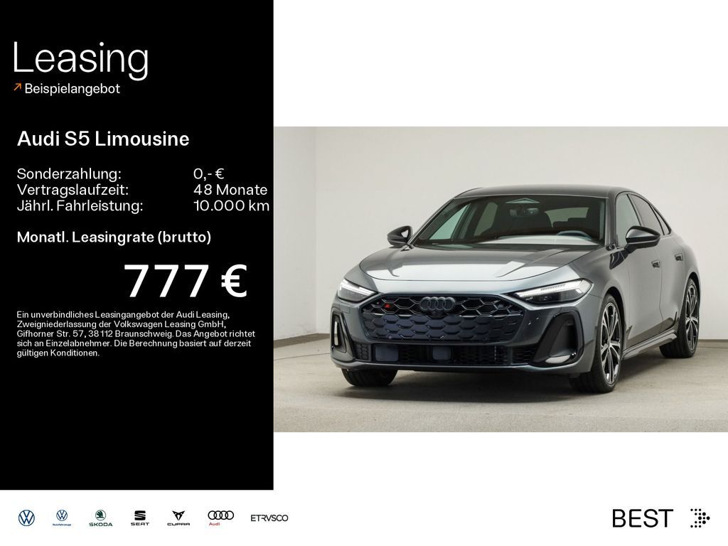 Audi S5 Limousine TFSI MEMORY*TECHPRO*MATRIX*B&O*AHK* Leasing