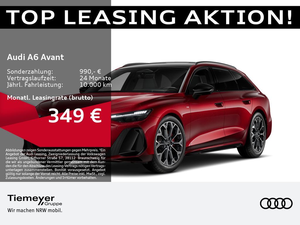 Audi A6 Avant TFSI 2x S LINE PANO LM20 HuD B&O Leasing