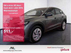 Audi Q4 e-tron 45 Navi HuD ACC LED RFK Wärmepumpe ACC