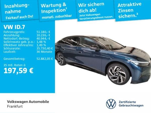 Volkswagen ID.7 GTX 4 Motion Navi AHK IQ.LIGHT - LED-Matrix DAB+ Leasing