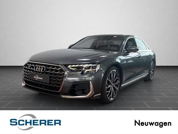 Audi S8 AHK, Pano-Glasdach, B&O Sound, Standhzg., Nachtsicht, Digitales Matrix Licht Leasing