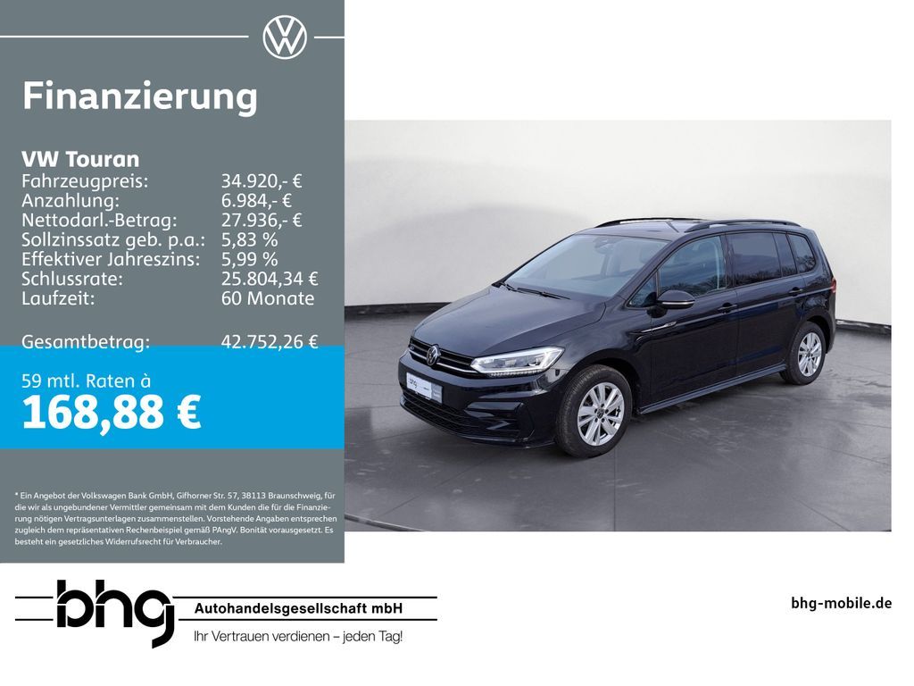 Volkswagen Touran 2.0 TDI DSG Comfortline *7-SITZER*AHK*ACC Leasing