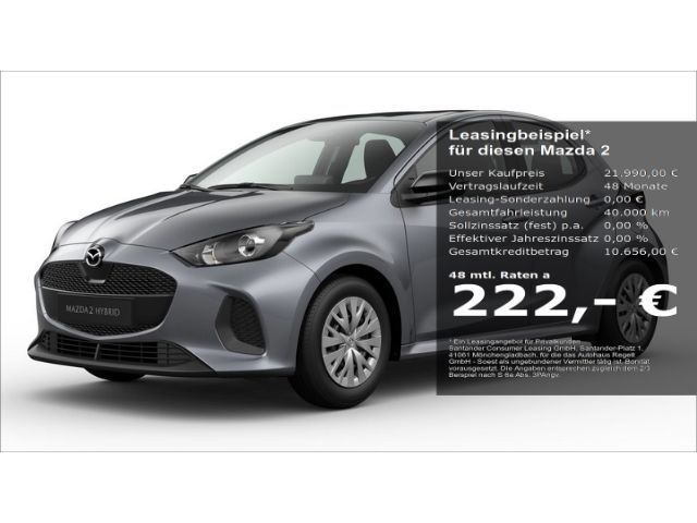 Mazda 2 Hybrid Prime-Line ACC Apple CarPlay Android Au Leasing