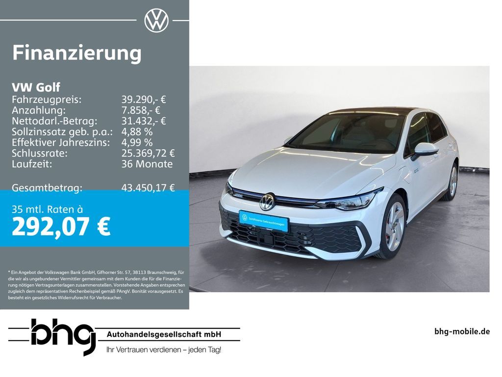 Volkswagen Golf GTE 1.5. TSI eHYBRID DSG #PANO #HEAD-UP #An Leasing