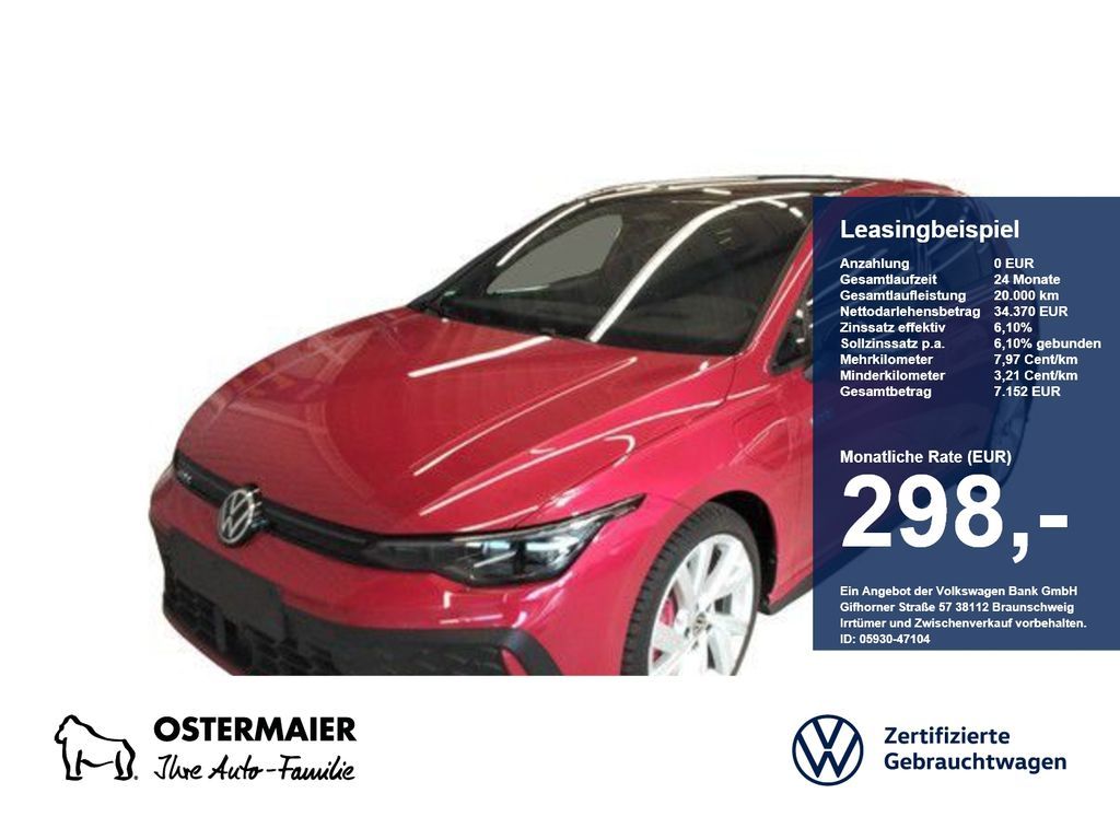 Volkswagen Golf VIII GTE BLACK 1.5TSI HYBRID 272PS NP.60T H Leasing