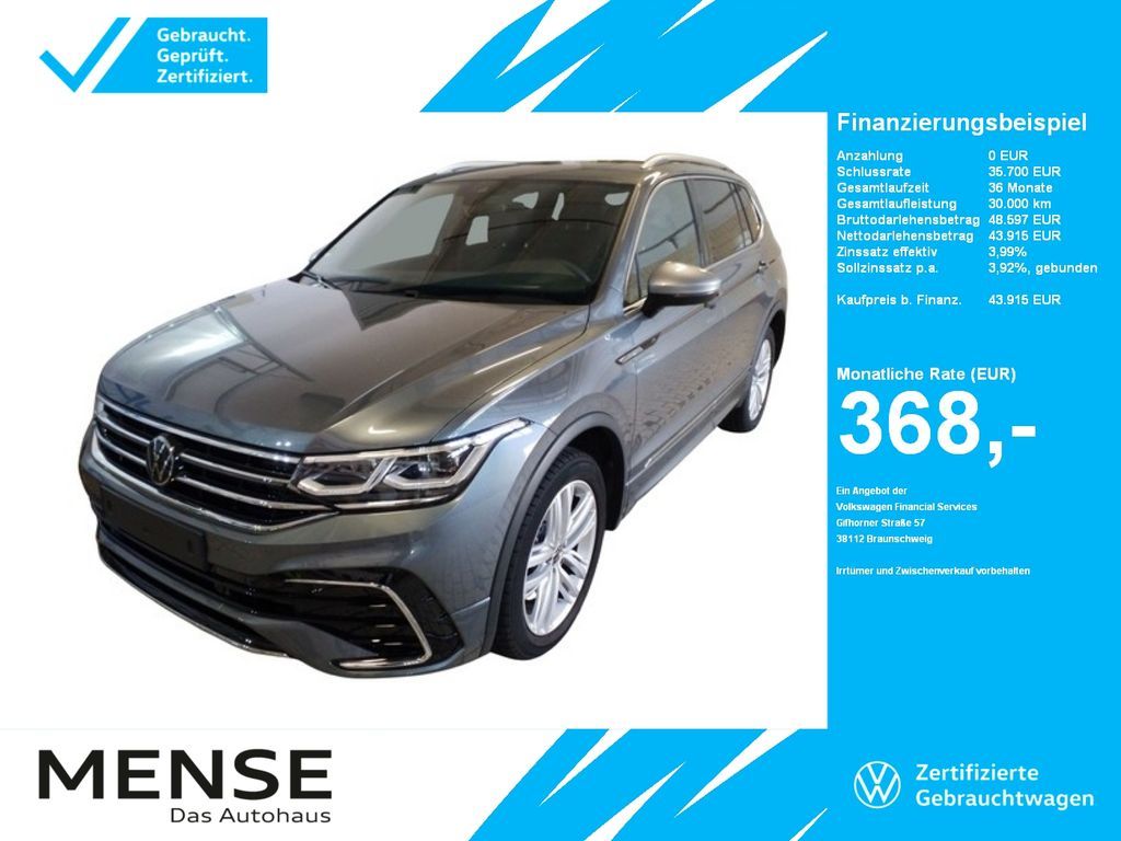 Volkswagen Tiguan Allspace 2.0TSI DSG 4-motion R-Line AHK Leasing