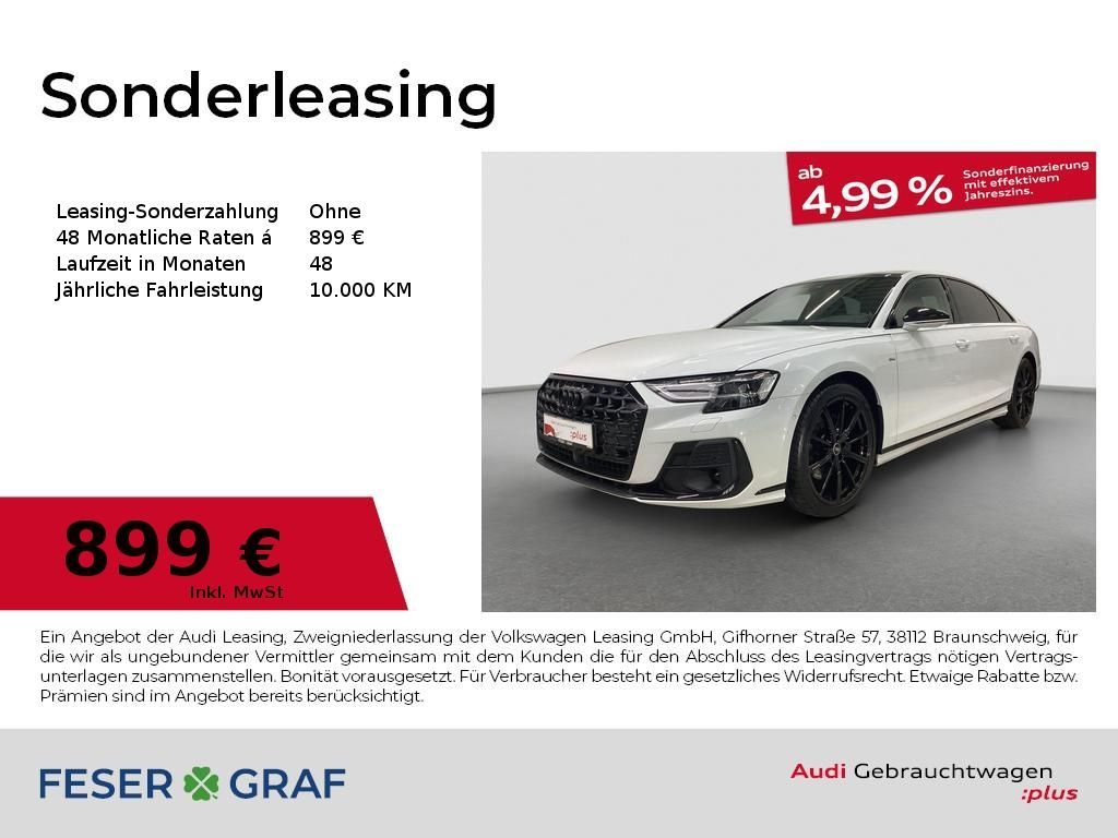 Audi A8 Lang 50 TDI B&O HD Matrix 360° Stdhz. ACC Leasing