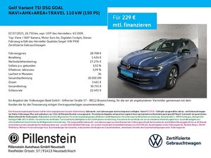 Volkswagen Golf Variant TSI DSG GOAL NAVI+AHK+AREA+TRAVEL