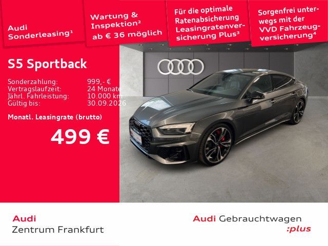 Audi S5 Sportback Navi VC B&O DAB PDC Tempomat Matrix Leasing