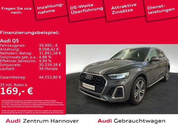 Audi Q5 S line 50 TDI quattro Matrix AHK Luft Leasing